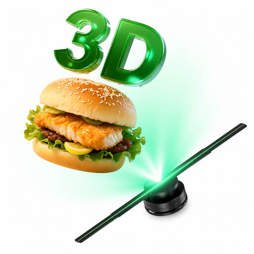 Proyector Holográfico 3D 42cm HD WiFi