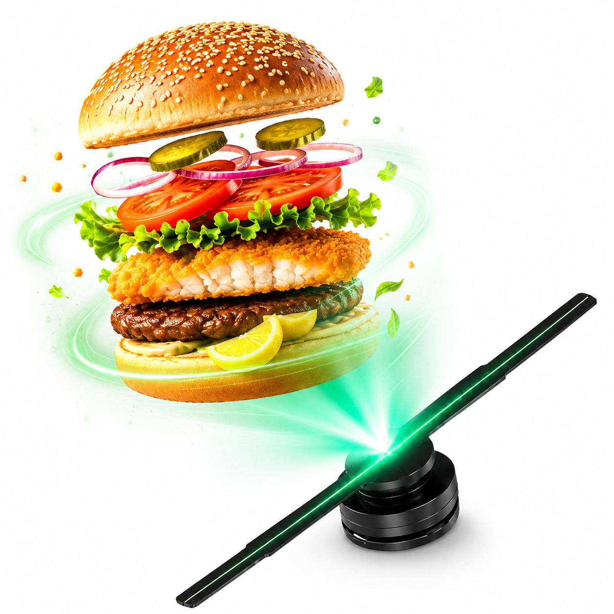 Proyector Holográfico 3D 42cm HD WiFi